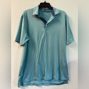 Peter Millar Summer Comfort Dusty Teal Polo